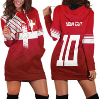 Custom Swiss Football Jersey for The Champions Hoodie Dress LT03
