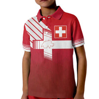 Custom Swiss Football Jersey for The Champions Kid Polo Shirt LT03