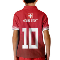 Custom Swiss Football Jersey for The Champions Kid Polo Shirt LT03