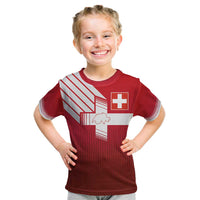 Custom Swiss Football Jersey for The Champions Kid T Shirt LT03