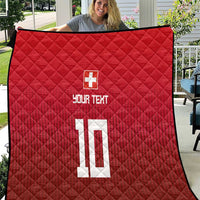 Custom Swiss Football Jersey for The Champions Quilt LT03