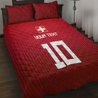 Custom Swiss Football Jersey for The Champions Quilt Bed Set LT03