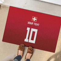 Custom Swiss Football Jersey for The Champions Rubber Doormat LT03