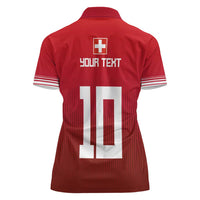 Custom Swiss Football Jersey for The Champions Women Polo Shirt LT03