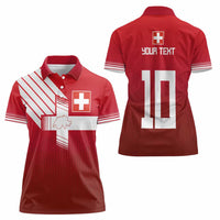 Custom Swiss Football Jersey for The Champions Women Polo Shirt LT03
