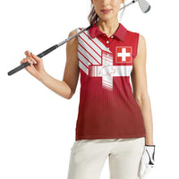 Custom Swiss Football Jersey for The Champions Women Sleeveless Polo Shirt LT03