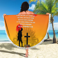 Australia ANZAC Day Beach Blanket Gallipoli Lest We Forget - Wonder Print Shop