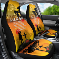 Australia ANZAC Day Car Seat Cover Gallipoli Lest We Forget - Wonder Print Shop