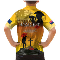 Australia ANZAC Day Family Matching Mermaid Dress and Hawaiian Shirt Gallipoli Lest We Forget - Wonder Print Shop