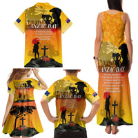 Australia ANZAC Day Family Matching Tank Maxi Dress and Hawaiian Shirt Gallipoli Lest We Forget - Wonder Print Shop