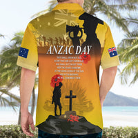 Australia ANZAC Day Hawaiian Shirt Gallipoli Lest We Forget - Wonder Print Shop