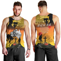 Australia ANZAC Day Men Tank Top Gallipoli Lest We Forget - Wonder Print Shop