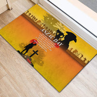 Australia ANZAC Day Rubber Doormat Gallipoli Lest We Forget - Wonder Print Shop