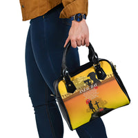 Australia ANZAC Day Shoulder Handbag Gallipoli Lest We Forget