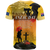 Australia ANZAC Day T Shirt Gallipoli Lest We Forget - Wonder Print Shop