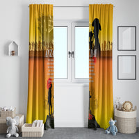 Australia ANZAC Day Window Curtain Gallipoli Lest We Forget - Wonder Print Shop