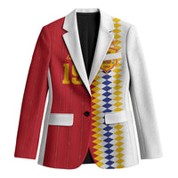 Spain Football 2026 Custom Blazer La Roja Red and White Split