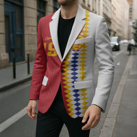 Spain Football 2026 Custom Blazer La Roja Red and White Split