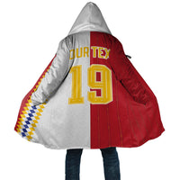 Spain Football 2026 Custom Cloak La Roja Red and White Split