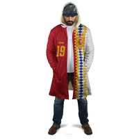 Spain Football 2026 Custom Cloak La Roja Red and White Split