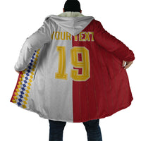 Spain Football 2026 Custom Cloak La Roja Red and White Split