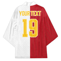 Spain Football 2026 Custom Kimono La Roja Red and White Split