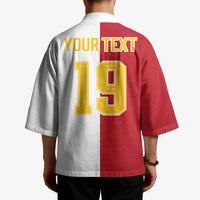Spain Football 2026 Custom Kimono La Roja Red and White Split