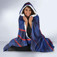 Croatia Football Hooded Blanket Glagolitic Script Checkerboard Sporty Style Away Color