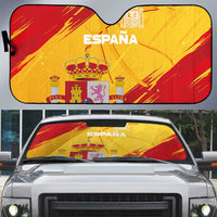 Basketball Fan Jersey Spanish Auto Sun Shade Royal Seal of España - Wonder Print Shop