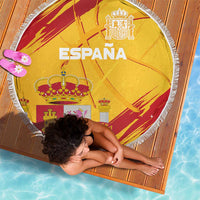 Basketball Fan Jersey Spanish Beach Blanket Royal Seal of España - Wonder Print Shop