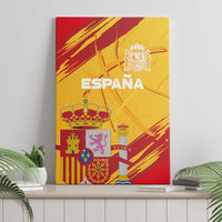 Basketball Fan Jersey Spanish Canvas Wall Art Royal Seal of España - Wonder Print Shop