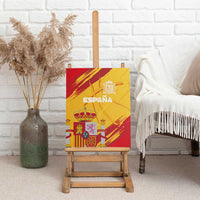 Basketball Fan Jersey Spanish Canvas Wall Art Royal Seal of España - Wonder Print Shop