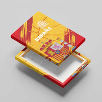 Basketball Fan Jersey Spanish Canvas Wall Art Royal Seal of España - Wonder Print Shop