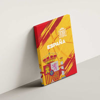 Basketball Fan Jersey Spanish Canvas Wall Art Royal Seal of España - Wonder Print Shop