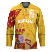 Custom Basketball Fan Jersey Spanish Hockey Jersey Royal Seal of España - Wonder Print Shop