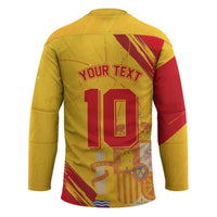 Custom Basketball Fan Jersey Spanish Hockey Jersey Royal Seal of España - Wonder Print Shop