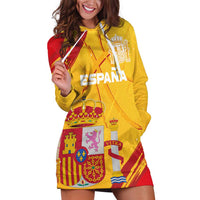 Custom Basketball Fan Jersey Spanish Hoodie Dress Royal Seal of España - Wonder Print Shop