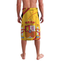 Custom Basketball Fan Jersey Spanish Lavalava Royal Seal of España - Wonder Print Shop