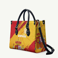 Basketball Fan Jersey Spanish Leather Bag Royal Seal of España - Wonder Print Shop