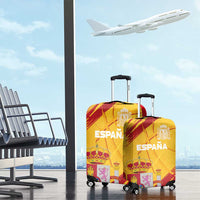 Basketball Fan Jersey Spanish Luggage Cover Royal Seal of España - Wonder Print Shop