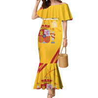 Custom Basketball Fan Jersey Spanish Mermaid Dress Royal Seal of España - Wonder Print Shop
