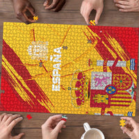Basketball Fan Jersey Spanish Puzzle Royal Seal of España - Wonder Print Shop