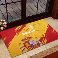 Basketball Fan Jersey Spanish Rubber Doormat Royal Seal of España - Wonder Print Shop