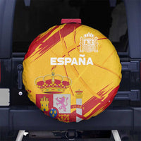Basketball Fan Jersey Spanish Spare Tire Cover Royal Seal of España - Wonder Print Shop