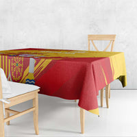 Basketball Fan Jersey Spanish Tablecloth Royal Seal of España - Wonder Print Shop