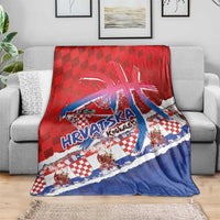 Basketball Fan Jersey Croatian Blanket Hrvatska-The Chequered Ones - Wonder Print Shop