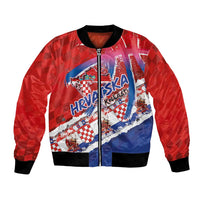 Basketball Fan Jersey Croatian Bomber Jacket Hrvatska-The Chequered Ones - Wonder Print Shop