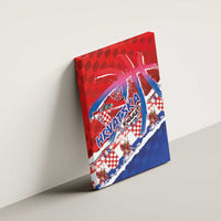 Basketball Fan Jersey Croatian Canvas Wall Art Hrvatska-The Chequered Ones - Wonder Print Shop