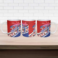 Basketball Fan Jersey Croatian Ceramic Mug Hrvatska-The Chequered Ones - Wonder Print Shop