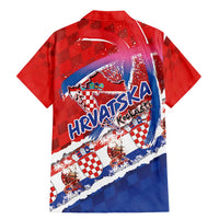 Basketball Fan Jersey Croatian Family Matching Mermaid Dress and Hawaiian Shirt Hrvatska-The Chequered Ones - Wonder Print Shop